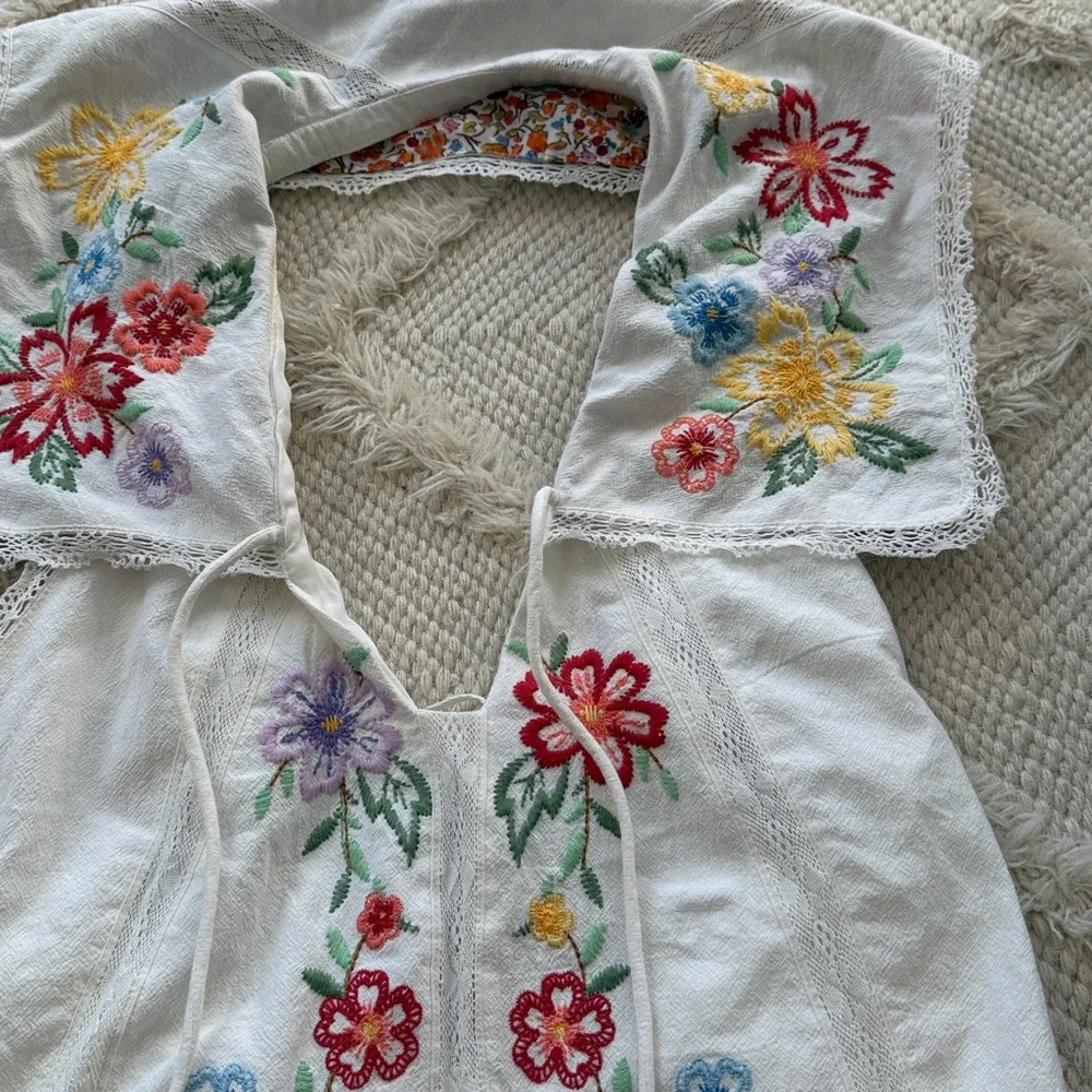 Free People Willow Embroidered Mini Dress - Picture 5 of 7